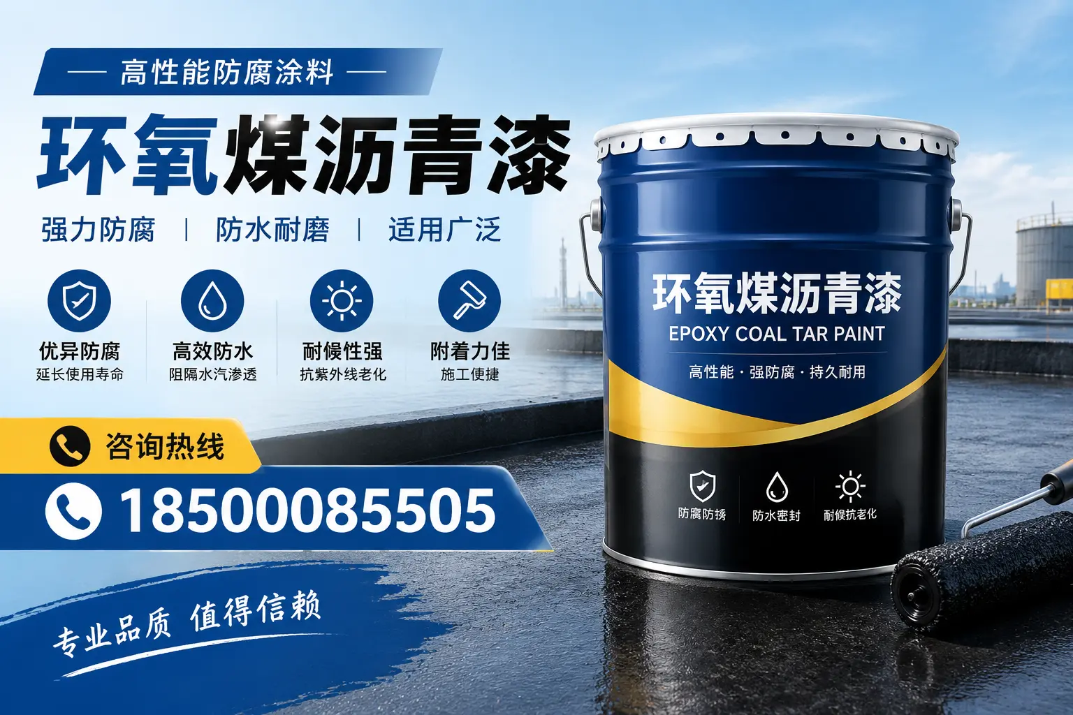 环氧煤沥青漆的主要成分与功能,漯河用户深度了解